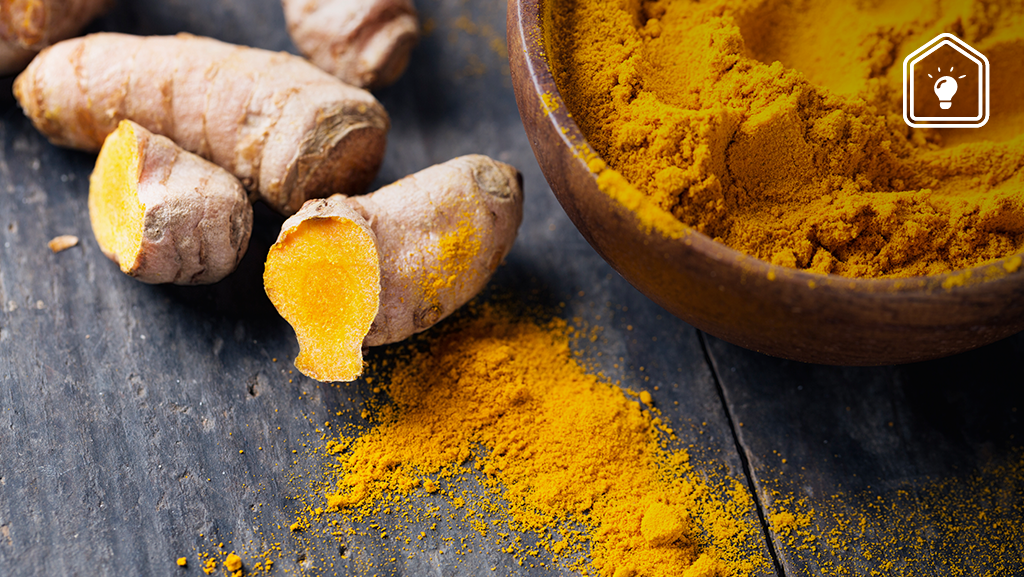 kurkuma vlek verwijderen